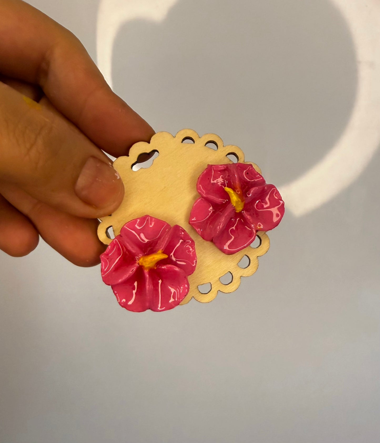 Pantallas de porcelana fría rosa