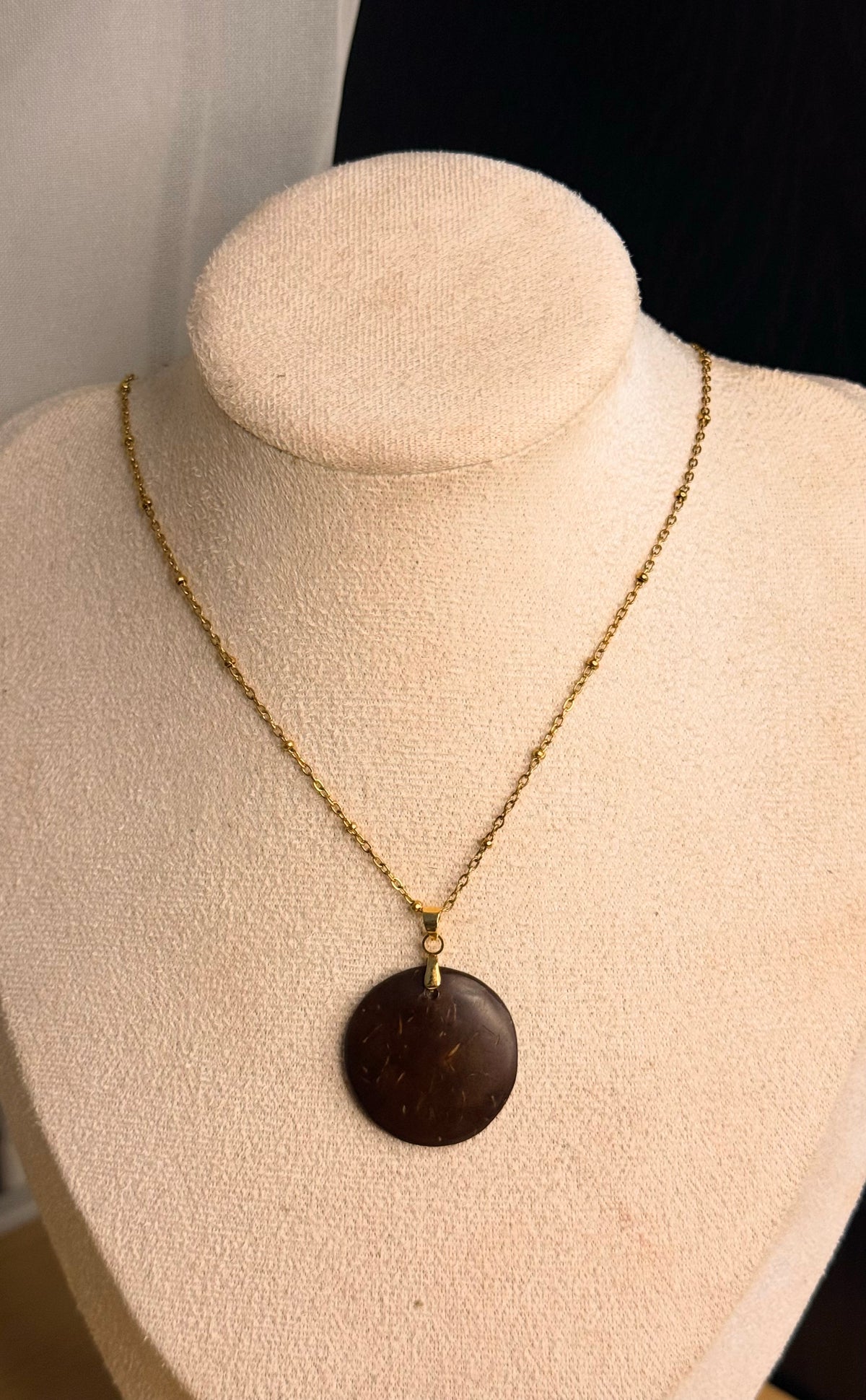 Collar piel de coco