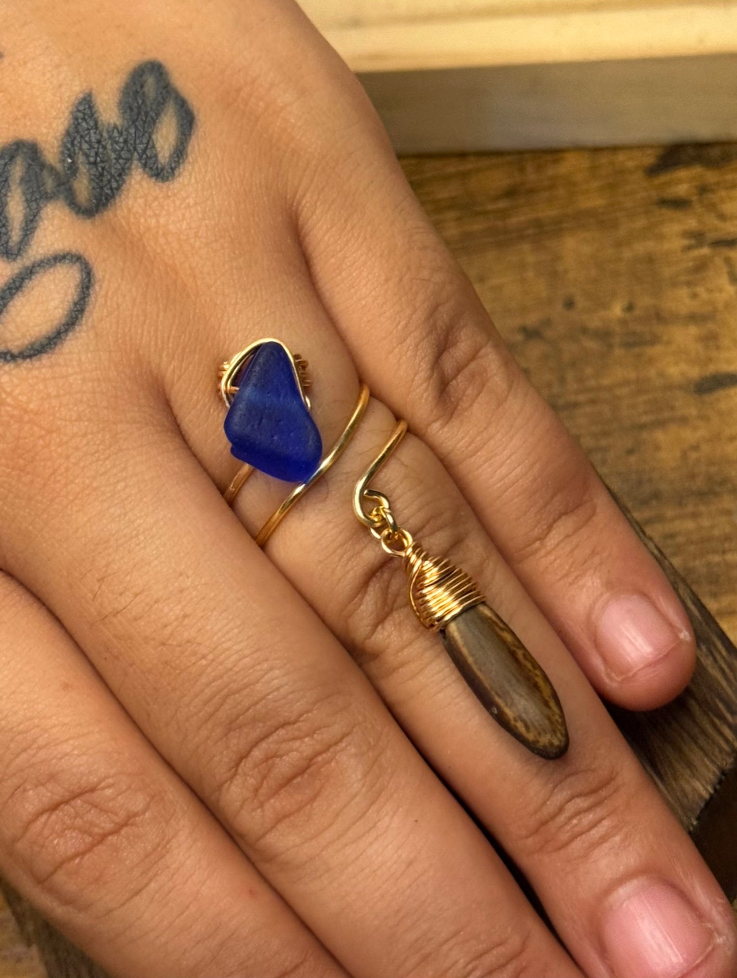 Sortija mar y tierra