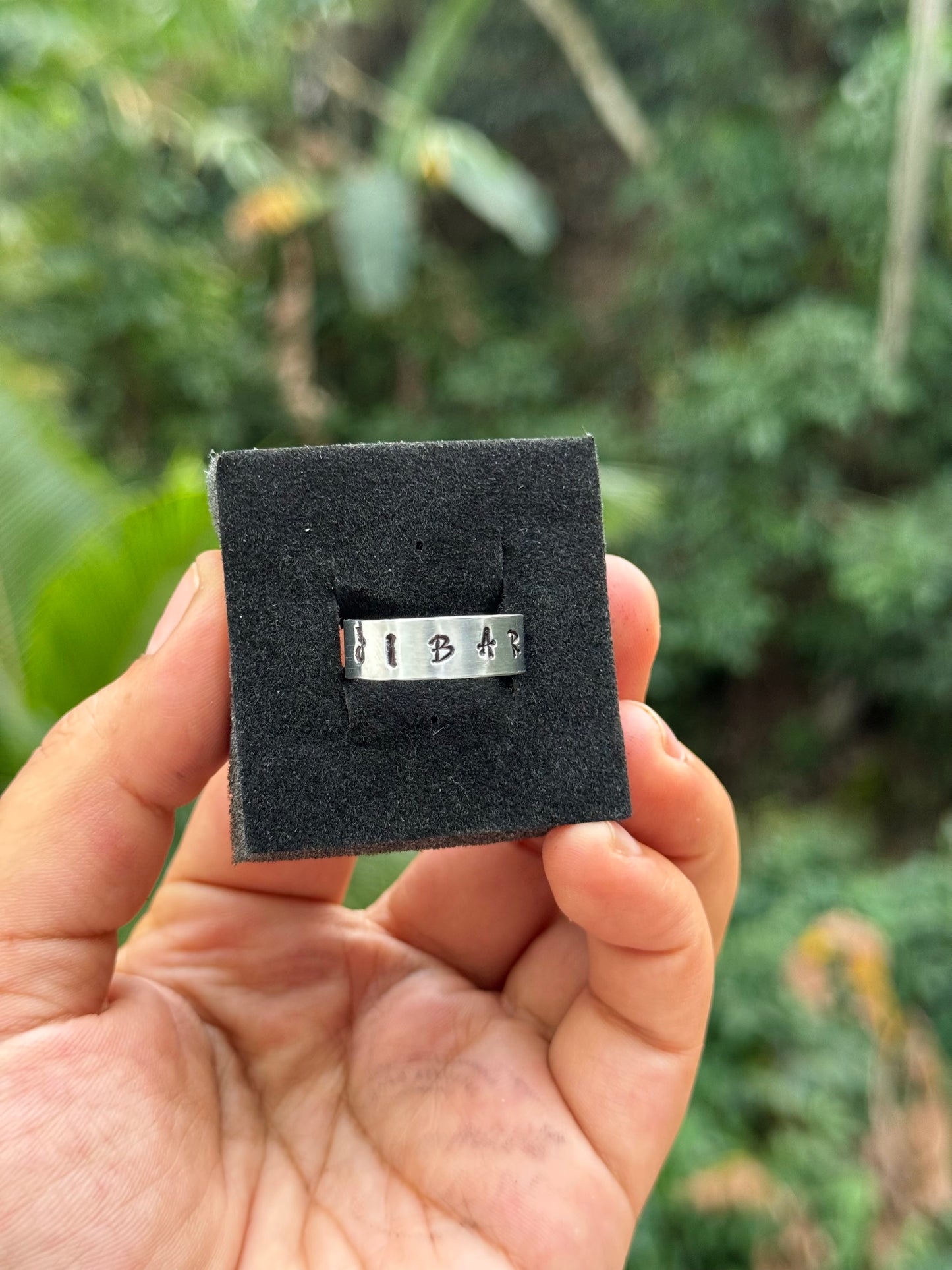 Personaliza tu sortija de aluminio