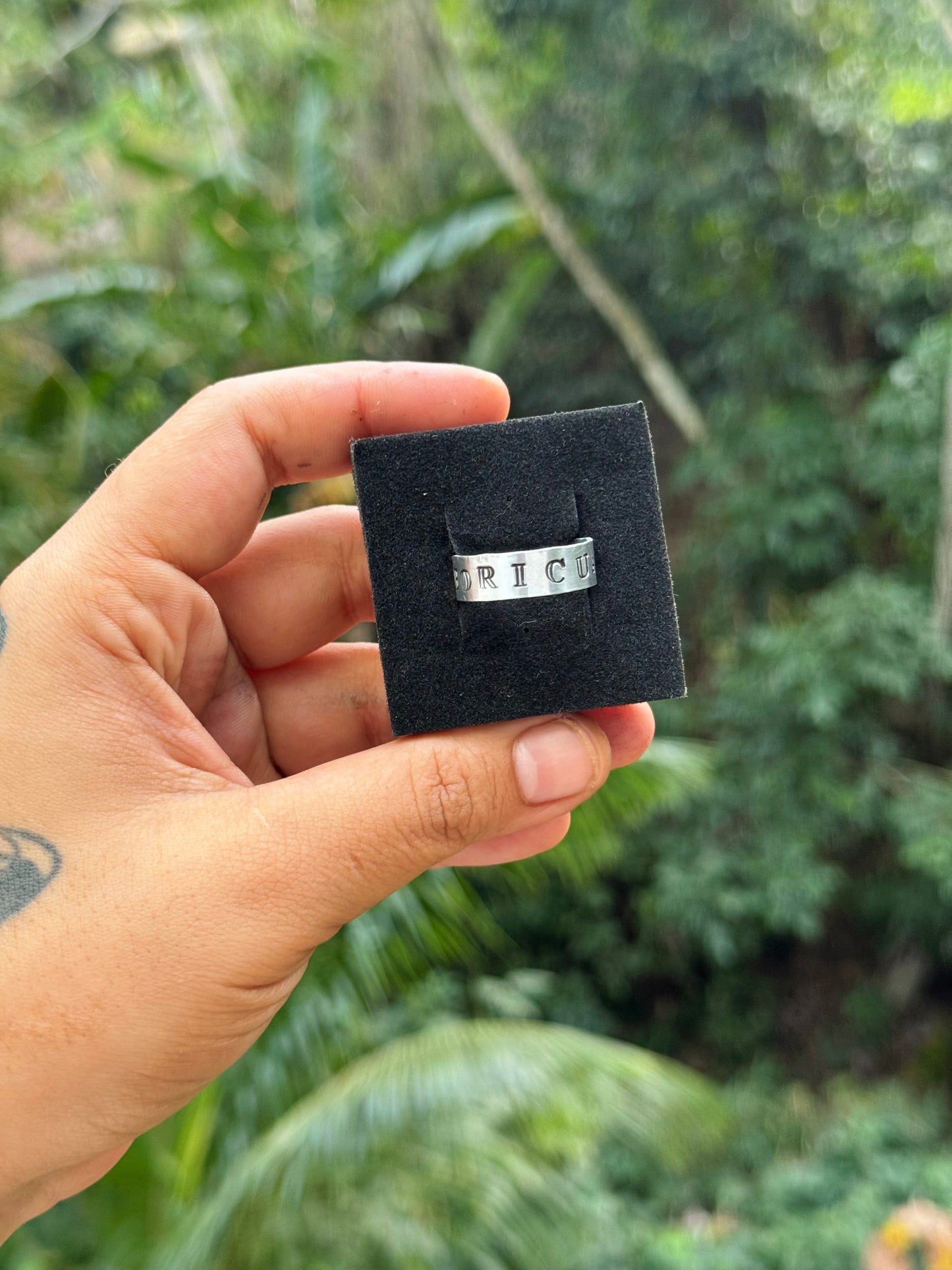 Personaliza tu sortija de aluminio