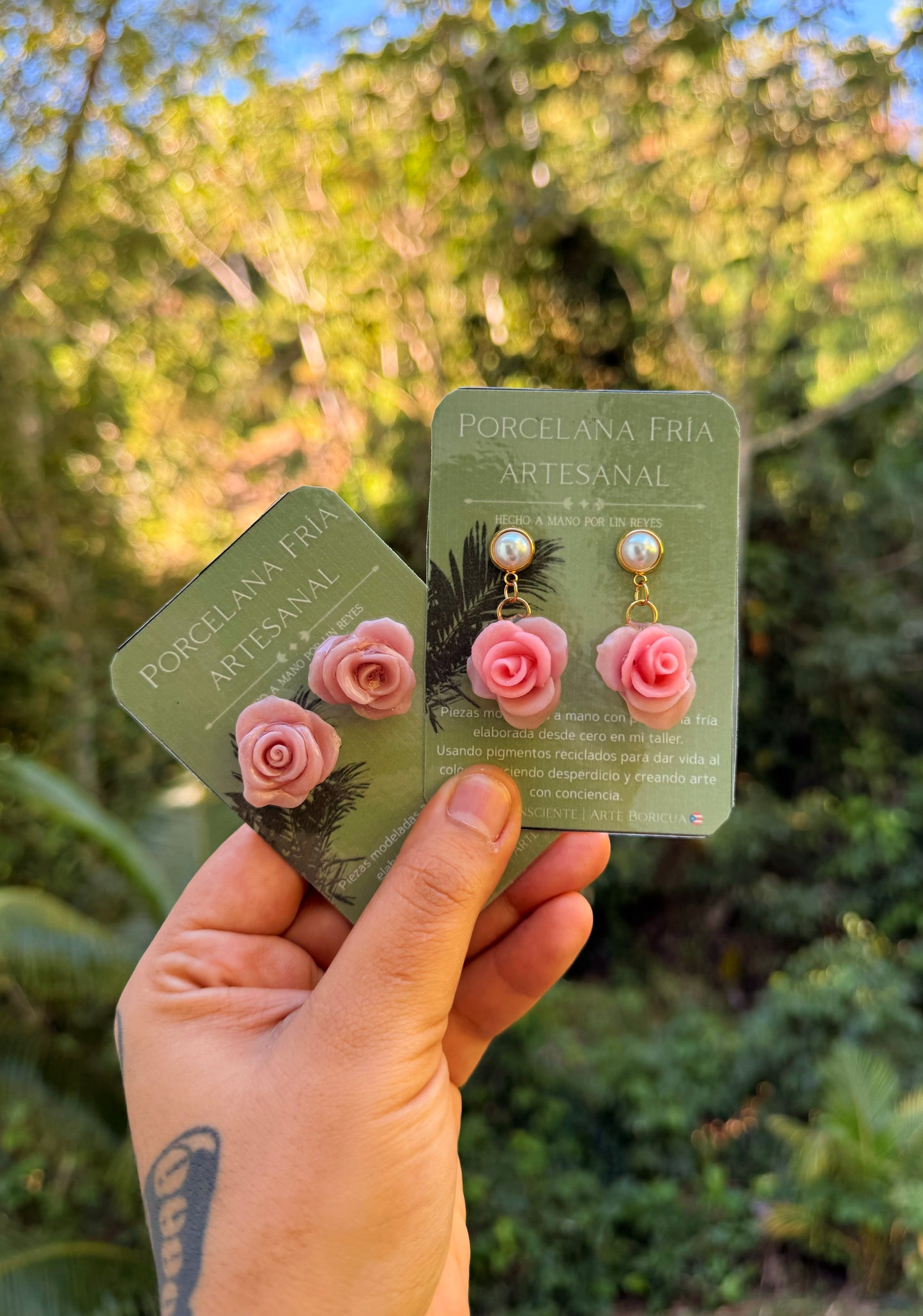 Rosas sencillas acabado glossy