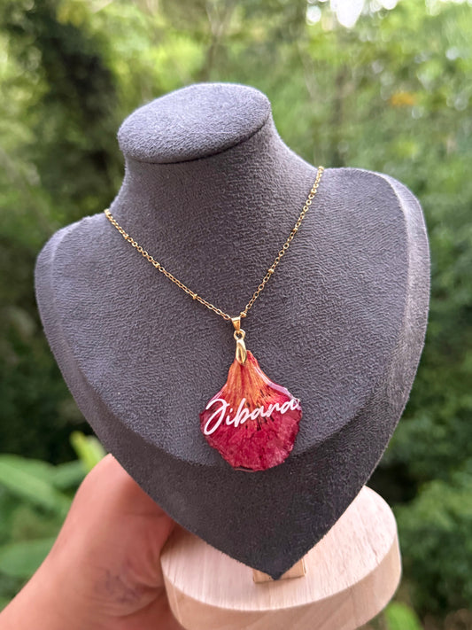 Cadena reversible de flamboyan“jibara”
