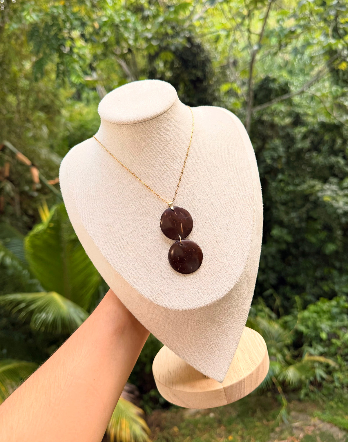 Cadena de coco doble