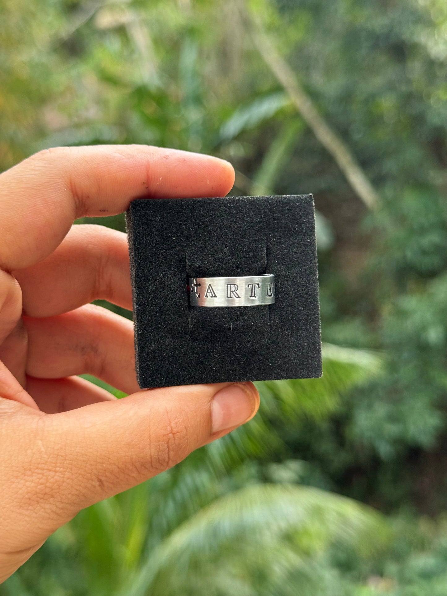 Personaliza tu sortija de aluminio