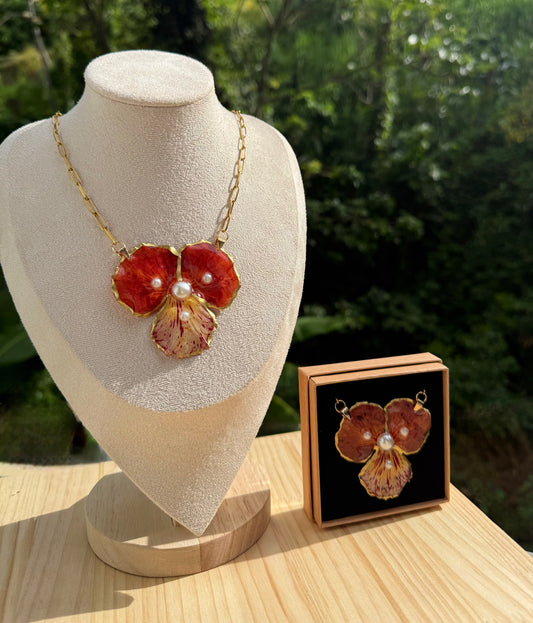 Cadena de flamboyan triple