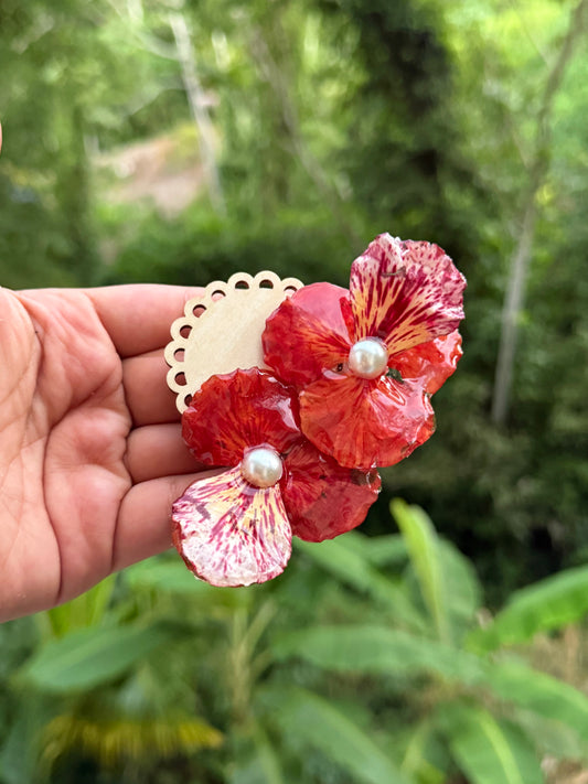 Flamboyan con perlas extravaganza