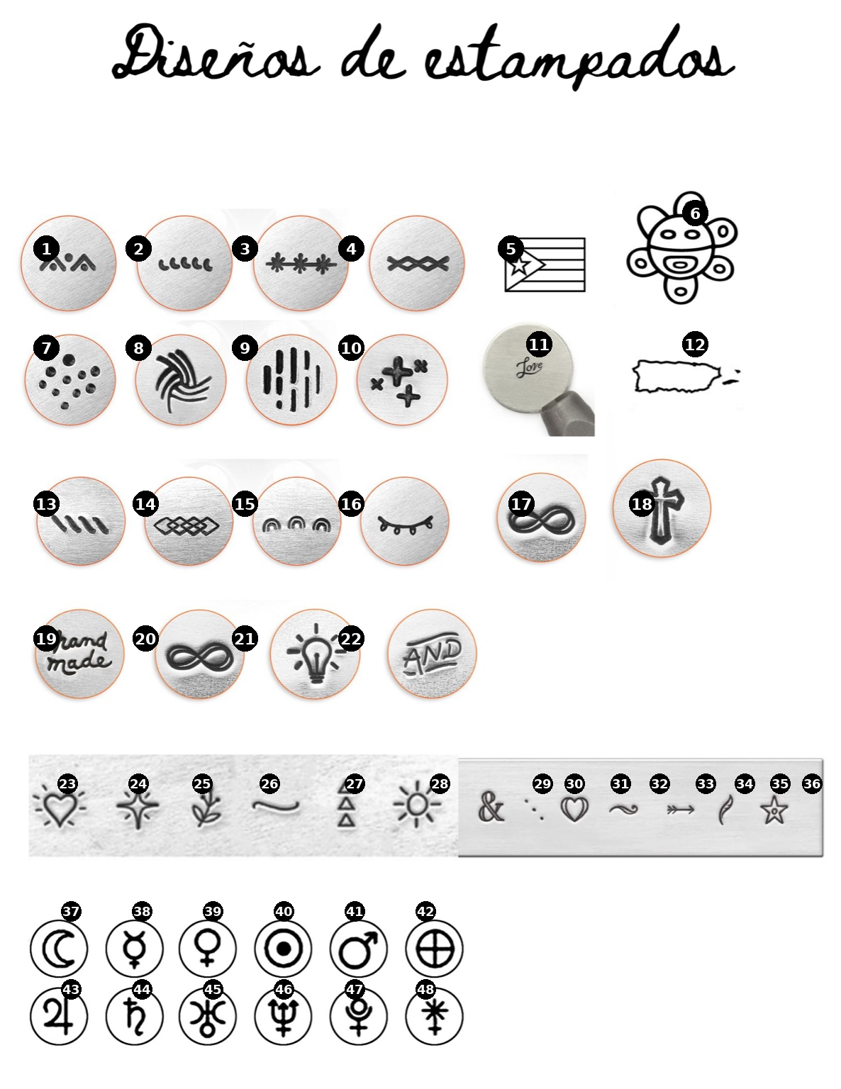 Pulsera de aluminio personalizada • Estampada a mano