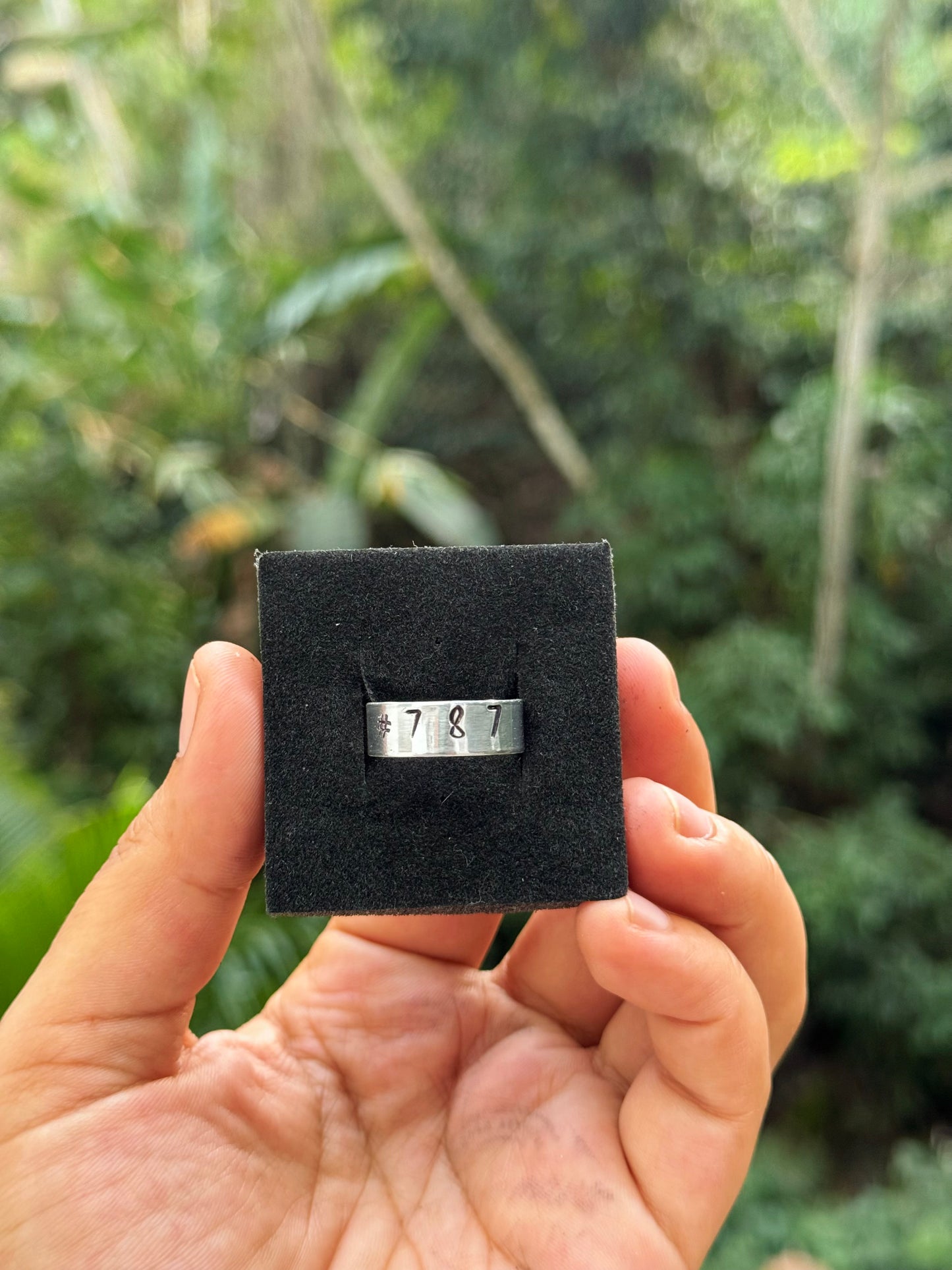 Personaliza tu sortija de aluminio