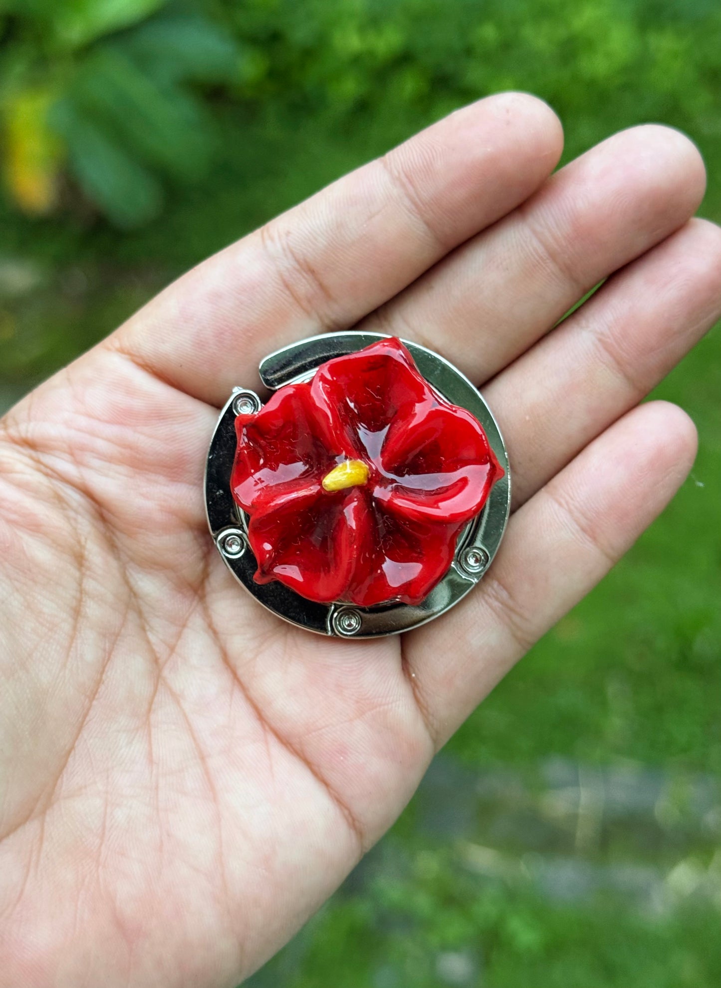 Gancho de cartera en porcelana fría (pequeño)
