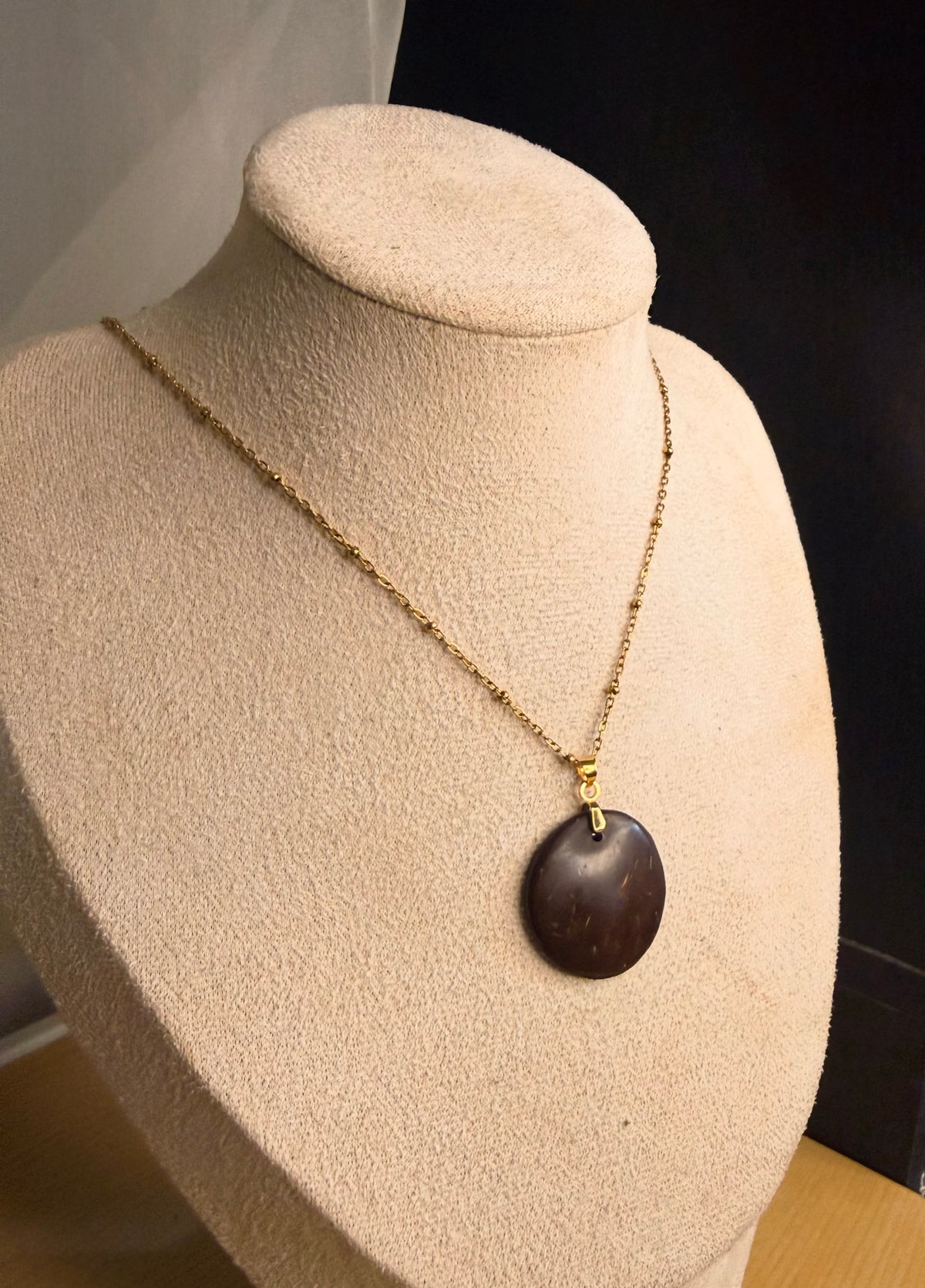 Collar piel de coco